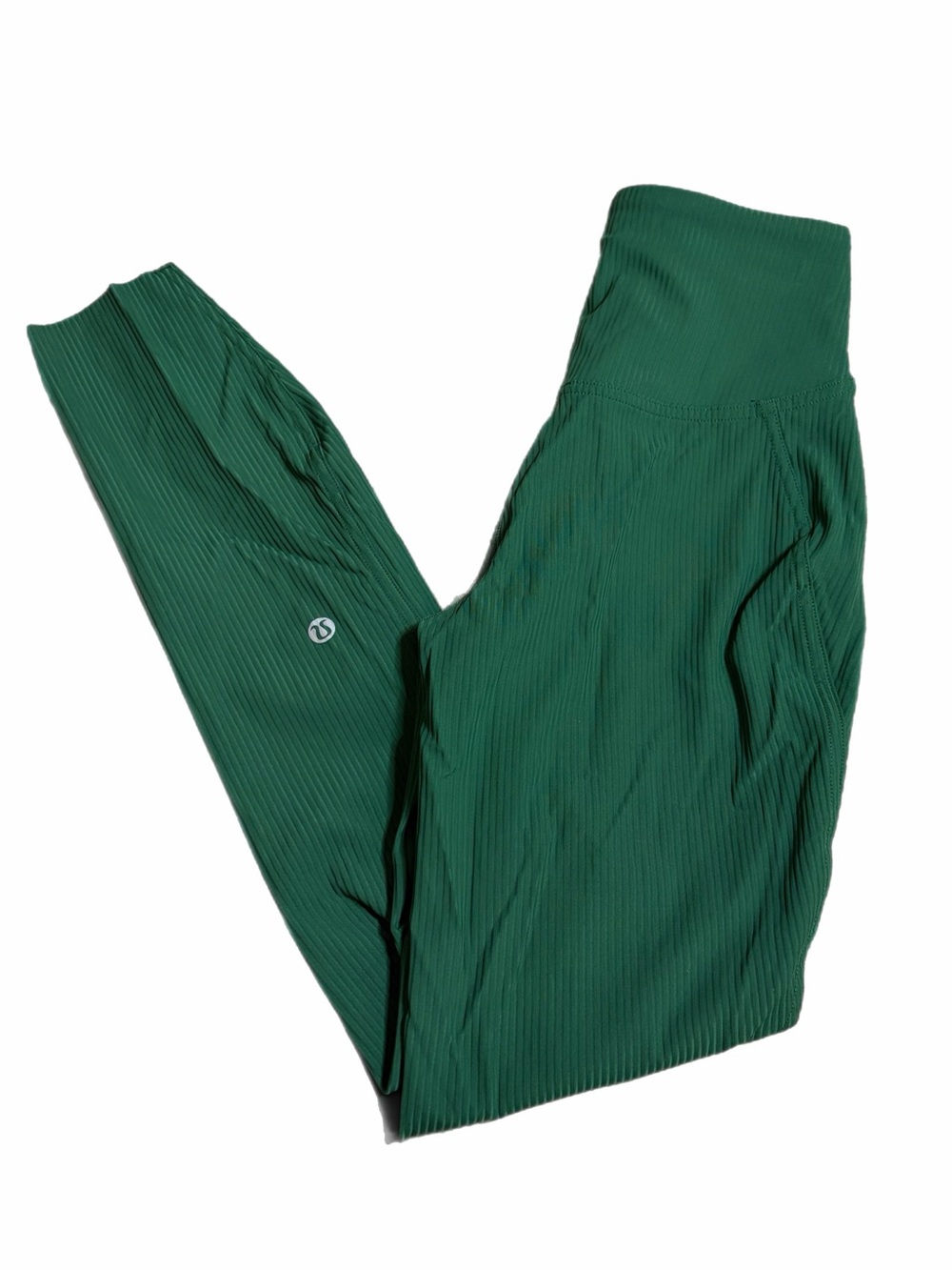 Lululemon Base Pace Ribbed High-Rise Tight 25" (Everglade Green) Size 2